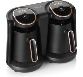 Resim Okka Ikili Türk Kahve Makinesi 8 Fincan Kapasiteli 