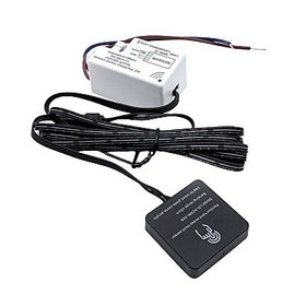 Resim LD-ACMK-008 AC 220V Gizli Montajlı Dokunmatik Dolap Aydınlatma Sensörü - Siyah 