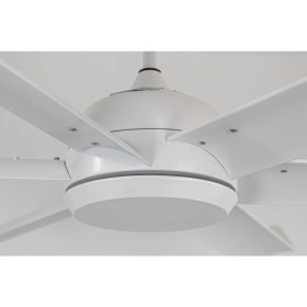 Resim Alsanfan İstanbul Mini Beyaz Aydınlatmasız (Outdoor) Uzaktan Kumandalı Tavan Vantilatörü 