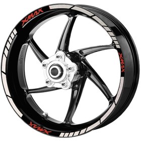 Resim Deeb Yamaha X-Max Jant Şeridi Beyaz Kırmızı Model X 