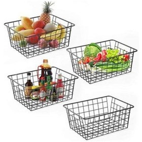 Resim 4 Adet Dolap İçi Organizer Banyo Mutfak Oyuncak Makyaj Sepeti 