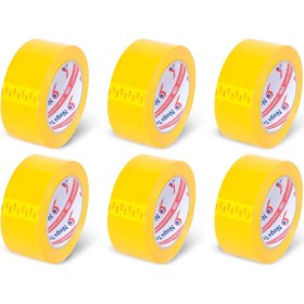 Resim Karokstore 45 mm x 100 mt Sarı Koli Bandı 6 Adet 