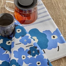 Resim Karaca Home Roxie %100 pamuk 2 Parça Mutfak Havlusu Blue 