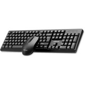 Resim Polosmart PSK13 Kablosuz Klavye & Mouse Set Siyah 