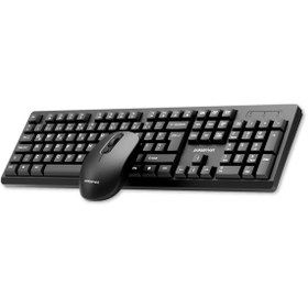 Resim Polosmart PSK13 Kablosuz Klavye & Mouse Set Siyah 