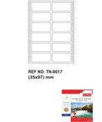 Resim Tanex Tn-0017 Sürekli Form Etiketi 35X97MM Tanex