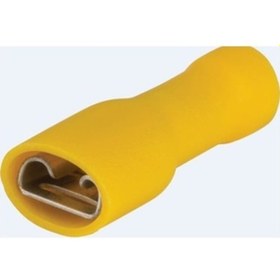 Resim İzoleli Dişi Pabuç Ebat 0,8x6,35 Kablo Kesiti 1,5-2,5mm 200 Adet 