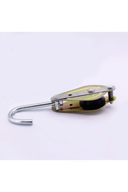Resim Badem10 Metal İnşaat Makarası 75 mm Halat Kasnağı Vinç Taşıyıcı Aparat Dayanıklı Şantiye Tipi Kullanımı 