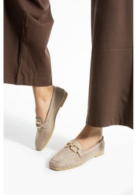 Resim Modafrato Aly-165 Kadın Babet Günlük Kadın Ayakkabı Krem 