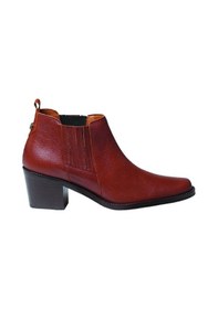 Resim Camel Bot Kadın Utıel Toni Pons Leather Cowboy Ankle Boots Wıth Heel kahverengi 
