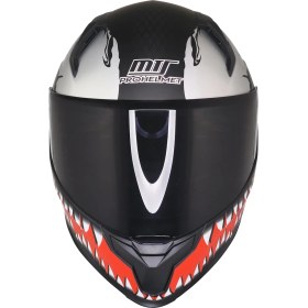 Resim Mts M-910 Starline Güneş Vizörlü Kask Mat Siyah Kırmızı 