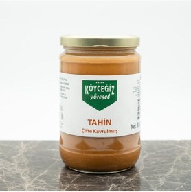 Resim Köyceğiz Yöresel Çifte Kavrulmuş Tahin Cam Kavanoz 600 G 