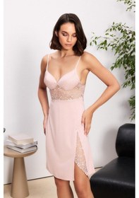 Resim Pierre Cardin Pudra 6'lı Modal Gecelik Sabahlık Çeyiz Seti 5000 Pudra 