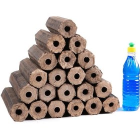 Resim Briket Şömine Odunu 20 Kg- Yüksek Kalorili - Tamamen Doğal N11.3129 