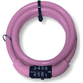 Resim İmpact Lukid 8x100 MM Şifreli Bisiklet Kilidi Pembe 