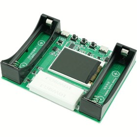 Resim LCD Ekranlı 18650 Lityum Pil Kapasite Test Cihazı MAh MWh Dijital Pil Güç Dedektör Modülü Tip-C Bağlantı Noktası Yükseltilmiş Versiyon 