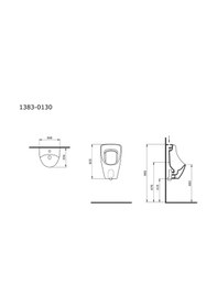 Resim Bocchi - Taormina Arch Üstten Su Girişli Pisuvar Beyaz - 1383-001-0130 2760933 