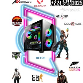 Resim NXR239 Ryzen 5 5500 64GB 1tb SSD Rtx 3060 12GB 24" Oyuncu Masaüstü Bilgisayar 