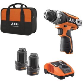 Resim AEG BS 12 C2 Li 2 Ah Çift Akülü Matkap (T4935448465) 