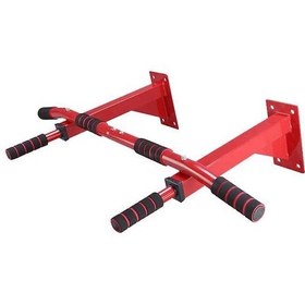 Resim Duvar Barfiksi Duvara Monte Barfiks Aleti Barfiks Demiri Kırmız 