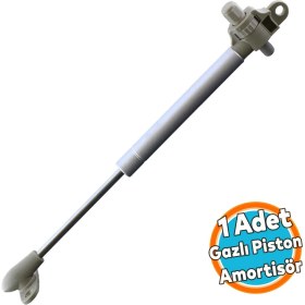 Resim Nzb Dolap Amortisörü Gazlı Piston Kapak Hidroliği Fren Frenli Ayarlanabilir (27 cm 100 Nt) 