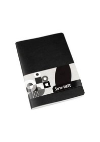 Resim Serve Note 15x21cm 120yp Çizgili Defter Siyah 