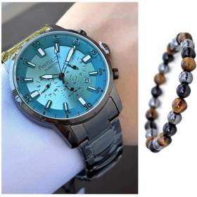 Resim Ferrucci Fc43570 Fonksiyonlu&takvimli Füme Erkek Kol Saati+bilekl 