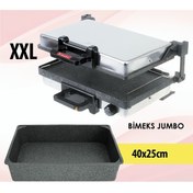 Resim Bimeks Turbomeks Bimeks Bazlama Lahmacun Grill Makinesi Jumbo Tavalı ( Büyük Model 25x40 ) 