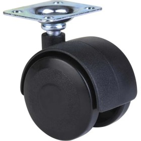 Resim Adilon Ofis Koltuk Dolap 360 Derece Döner Tablalı Plastik Tekerlek 4 Adet - 50 mm Çap 