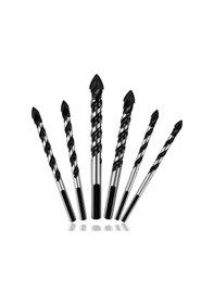Resim 6pcs Seramik Karo Cam Tuğla Beton Ahşap İçin Duvar Duvar Aynası Ve Seramik Karo İçin Tungsten Karbür Ucu 6 6 8 81012mm 