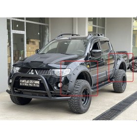 Resim Mitsubishi L200 Triton 4parça Offroad Vidalı Kabartma Dodık Seti 