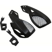 Resim Tongdashop Siyah 2'li 22mm Motosiklet El Koruyucu - Dayanıklı Plastik, Havalandırmalı, Ergonomik 