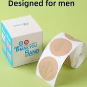 Resim 100 Adet Tek Kullanımlık Non-Woven Kumaş Meme Kapakları, Koşu, Maraton Ve Günlük Giyim Için Nefes Alabilen Ve Görünmez Göğüs Yama, Anti-Exposure Yapışkan Pedler 