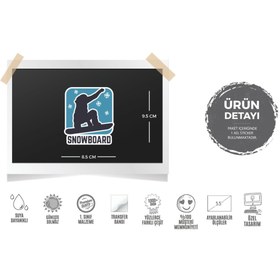 Resim Bay Etiket Hbg100 Snowboard Yazili Etiket 