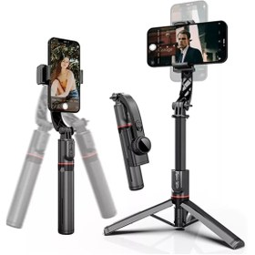 Resim HemenALbence Gimbal 3 Eksenli Telefon Ve Kamera Sabitleyici Bluetooth Selfie 