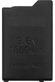 Resim Sony Psp Fat Batarya Pil Sony Psp 100X -110 Psp-1001 Psp 1000Serisi Uyumlu 3.6 V 1800 Mah 