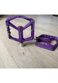 Resim Bike Sky Brıvıga Rulmanlı Çivili Bisiklet Pedal Mor 1. Sınıf Kalite 