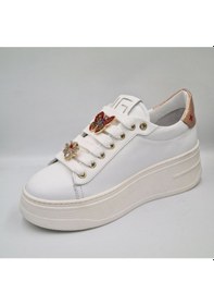 Resim Greyder 59273 Beyaz Altın Hakiki Deri Kalın Taban Kadın Sneaker Beyaz 