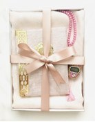 Resim Seccade, Yasin, Tesbih, Zikirmatik Pembe Renk, Hediye Kutu Seti 