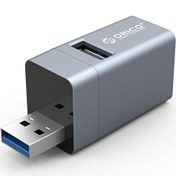 Resim USB-A 3.0 3 Portlu USB-A 3.0 / 2.0 Alüminyum Alaşım Gri Mini Çoklayıcı Orico