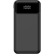 Resim 10.000 Mah Dijital Ekranlı Powerbank Çift USB Çıkışlı Taşınabilir Şarj Cihazı 10BIN Power Hafif 