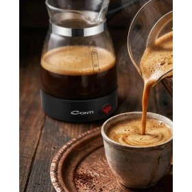 Resim Karahanbey Elektrikli Cam Türk Kahvesi Makinesi 0.5 Litre 650W Kahve Yapma Makinesi 