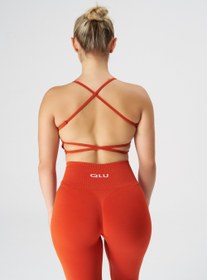 Resim Qlu Attractive Collection Women's Seamless Adjustable String Bra/Sports Bra 