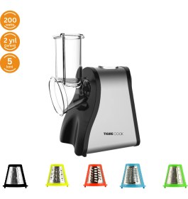 Resim Tigrecook Tıgrecook 5'i 1 Arada Otomatik Doğrayıcı ve Dilimleyici Makine -Rende- Salata Makinesi 