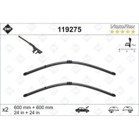Resim Valeo SILECEK SUPURGESI TAKIMI 600mm / 600mm MERCEDES C-CLASS W204 S204 SWF ALSAT 