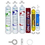 Resim Pemax Water Solutions Kapalı Kasa Su Arıtma Cihazlarına HFT 6'lı Orijinal LG Kuno Mebran Mineral-Tatlandırıcı 