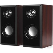 Resim Concord C-8003 Usb Ahşap Desen Pc Hoparlör Subwoofer Ses Sistemi 2.0 