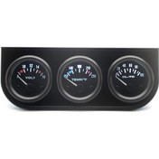 Resim Novahub 3'ü 1 Araba Metre: Voltmetre, Su Sıcaklığı, Yağ Basıncı Göstergesi Set, 52mm Üçlü Otomatik Göstergeli 