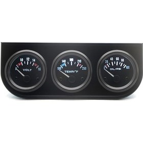 Resim Novahub 3'ü 1 Araba Metre: Voltmetre, Su Sıcaklığı, Yağ Basıncı Göstergesi Set, 52mm Üçlü Otomatik Göstergeli 