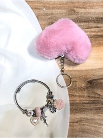 Resim Masalsı Concept 14 Şubat Sevgililer Günü Hediyesi Aşkın Yansıması Pandora Bileklik Ve Peluş Kalp Anahtarlık 